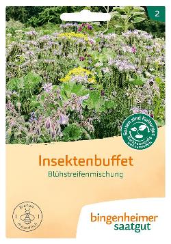 Bingenheimer Saatgut Blühstreifenmischung Insektenbuffet Samen