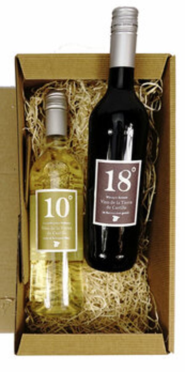 Produktfoto zu Wein Geschenkset "Vino de la Tierra de Castilla"