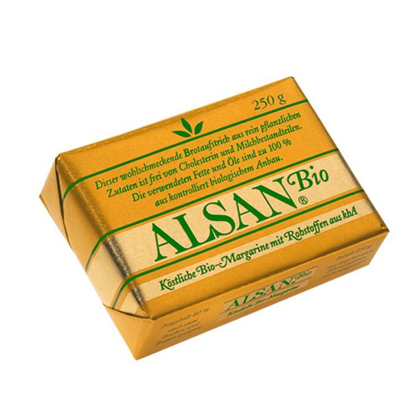 Produktfoto zu Alsan Margarine 250 g