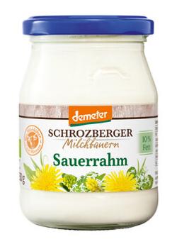 Schrozberger Sauerrahm im Glas 10% 250g