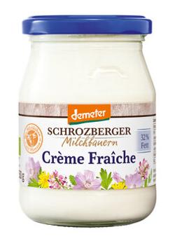 Schrozberger Creme fraiche im Glas 32% 250g