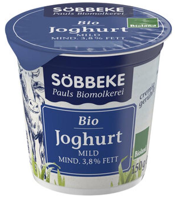 Produktfoto zu Söbbeke Joghurt Natur im Becher 3,8% 150g