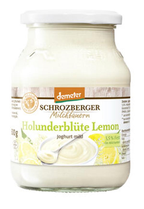 Produktfoto zu Schrozberger Joghurt Holunderblüte-Lemon 3,7% 500g