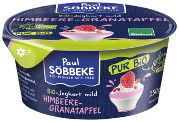 Produktfoto zu Söbbeke Joghurt Pur Himbeer-Granatapfel 3,8% 150g
