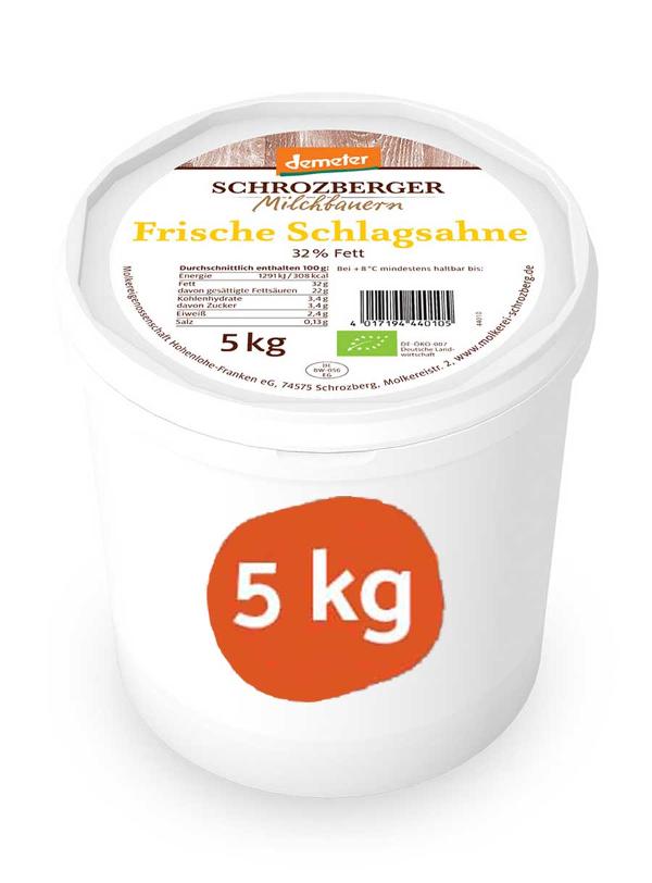 Produktbild von Schozberger Schlagsahne 30% 5kg