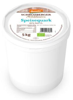 Schrozberger Speisequark 20% 5kg