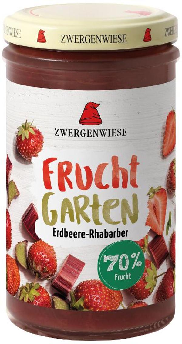 Produktfoto zu Zwergenwiese Erdbeer-Rhabarber Fruchtgarten 225g
