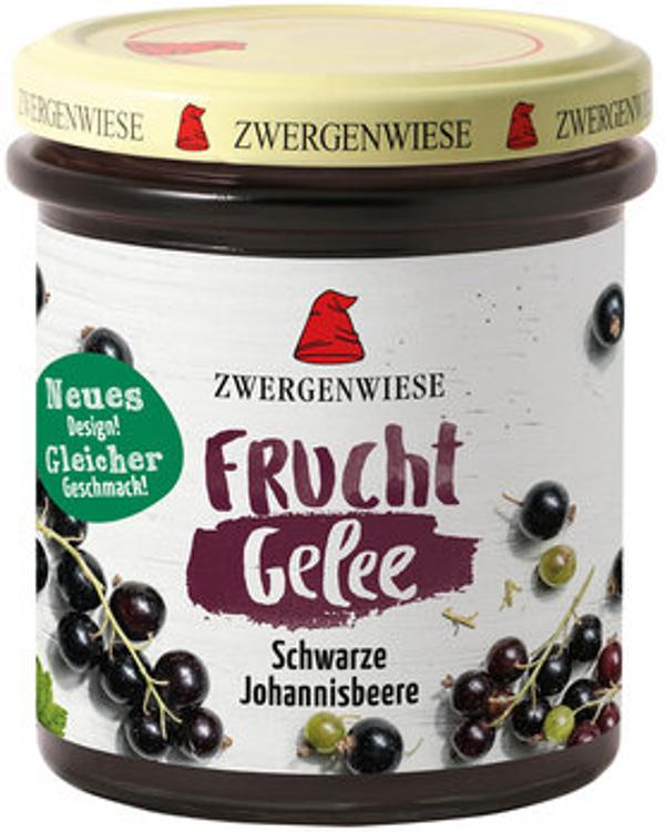 Produktfoto zu Zwergenwiese Fruchtgelee schwarze Johannisbeere 160g