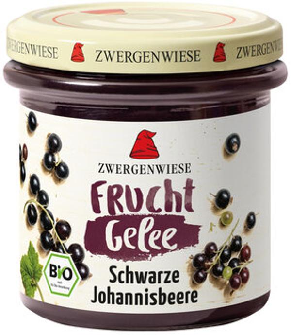 Produktfoto zu Zwergenwiese Fruchtgelee schwarze Johannisbeere 160g