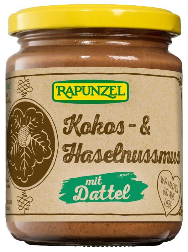 Produktfoto zu Rapunzel Kokos- & Haselnussmus mit Datteln 250g