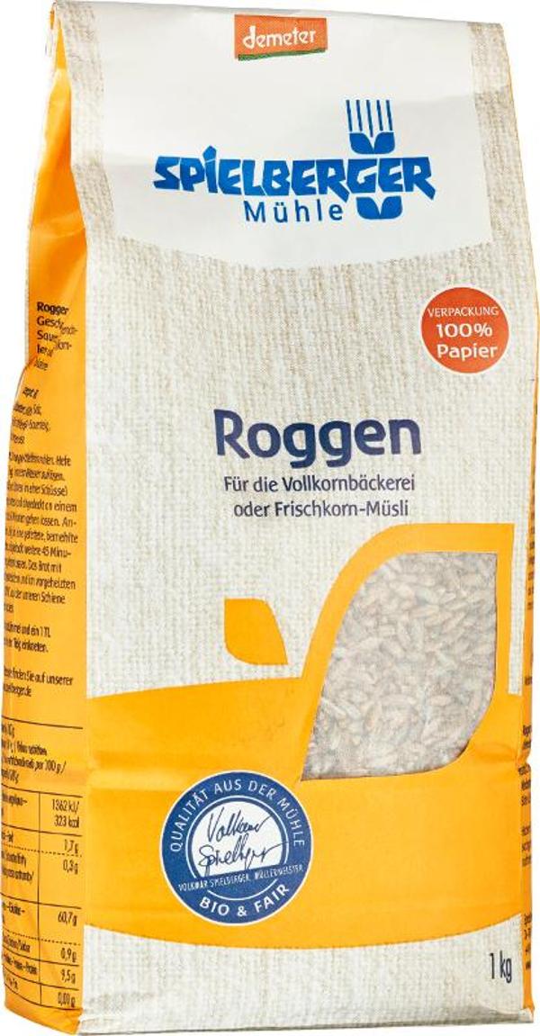 Produktfoto zu Spielberger Mühle Roggen 1kg