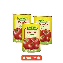 3er Pack Rapunzel Tomaten geschält in der Dose 400 ml