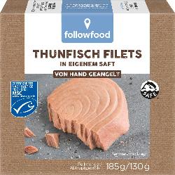 followfood Thunfisch im eigenen Saft Natur 130g