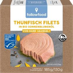 followfood Thunfisch in Sonnenblumenöl 185g