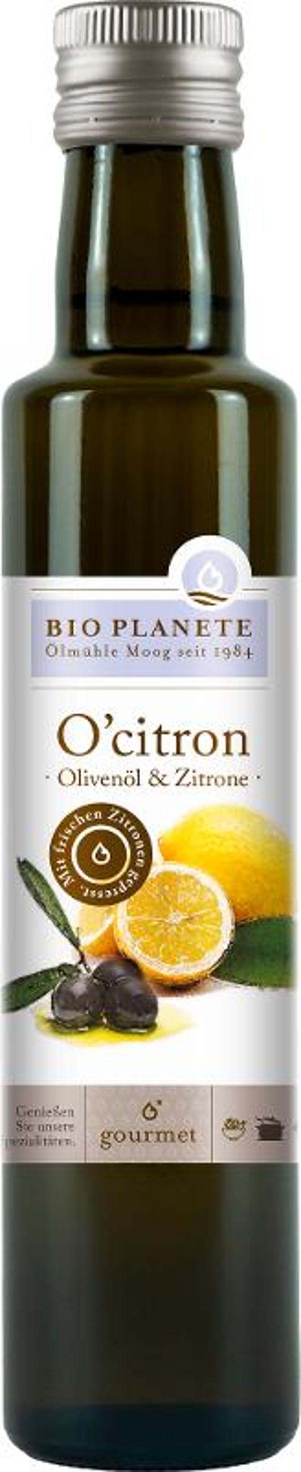 Produktfoto zu Bio Planète Olivenöl Zitrone 250ml