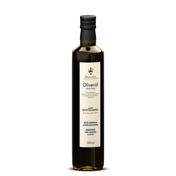 Produktfoto zu Ölkännchen Familie Kontogiannis Olivenöl 500ml
