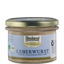 Ökoland Leberwurst Schwein 160g Glas