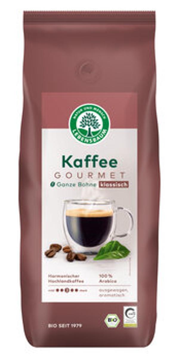 Produktfoto zu Lebensbaum Gourmet Kaffee klassisch Bohne 1Kg