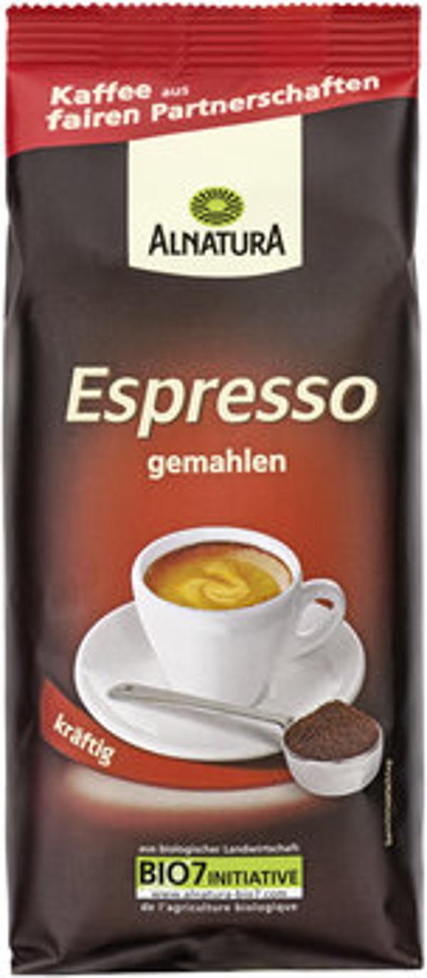 Produktfoto zu Alnatura Espresso gemahlen 250g