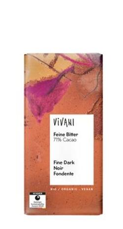 Vivani Schokolade Feine Bitter 71% 100g
