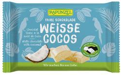 Rapunzel Weiße Schokolade mit Kokosstückchen 100g