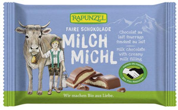 Produktfoto zu Rapunzel Milch Michl Schokolade mit Milchfüllung 100g