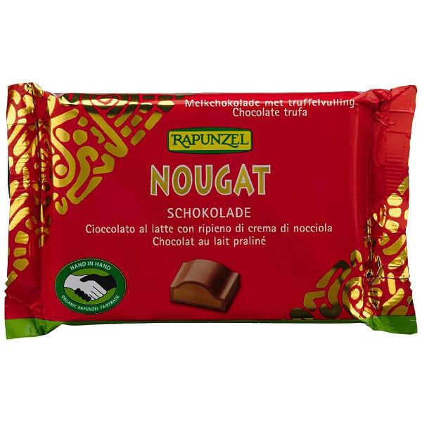 Produktfoto zu Rapunzel Nougat-Schokolade 100g