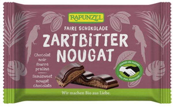 Produktfoto zu Rapunzel Zartbitter Nougat Schokolade 100g