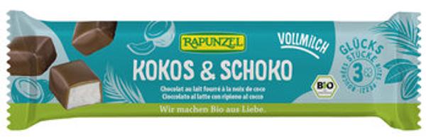 Produktfoto zu Rapunzel Kokos & Schoko Vollmilch 50g