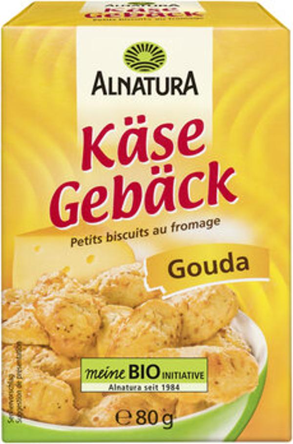 Produktfoto zu Alnatura Käsegebäck Gouda 80g