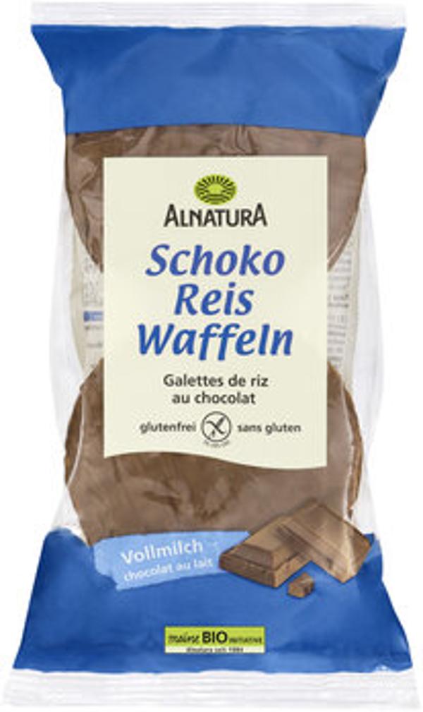 Produktfoto zu Alnatura Vollmilch Schoko Reiswaffeln 100g
