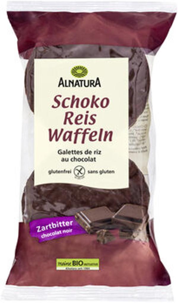 Produktfoto zu Alnatura Schoko Reiswaffeln Zartbitter 100g