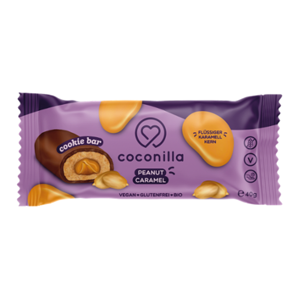 Produktfoto zu Coconilla Cookie Bar Peanut Caramel 40g