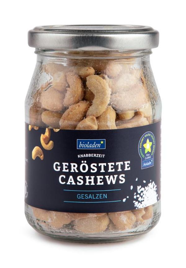 Produktfoto zu Bioladen* geröstete Cashews gesalzen 140g