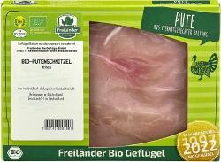 Freiländer Bio Geflügel Putenschnitzel 2 Stück ca. 350g