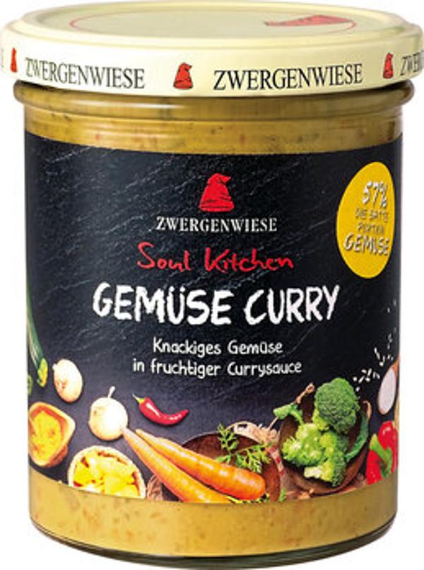 Produktfoto zu Zwergenwiese Soul Kitchen Gemüse Curry 370g