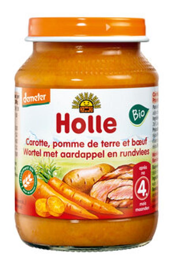 Produktfoto zu Holle Karotten, Kartoffeln & Rind 190g