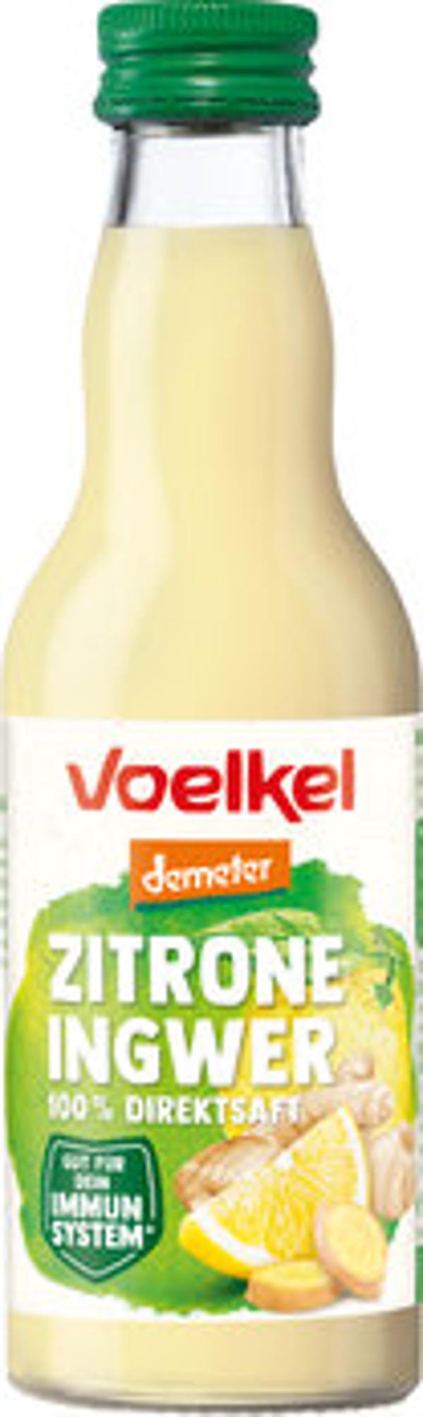 Produktfoto zu Voelkel Zitrone Ingwer Saft 0,2l