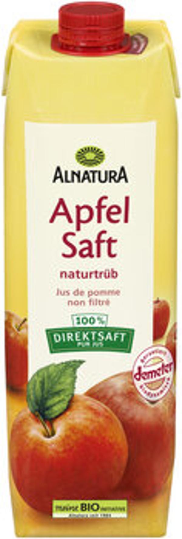 Produktfoto zu Alnatura Apfelsaft naturtrüb 1L