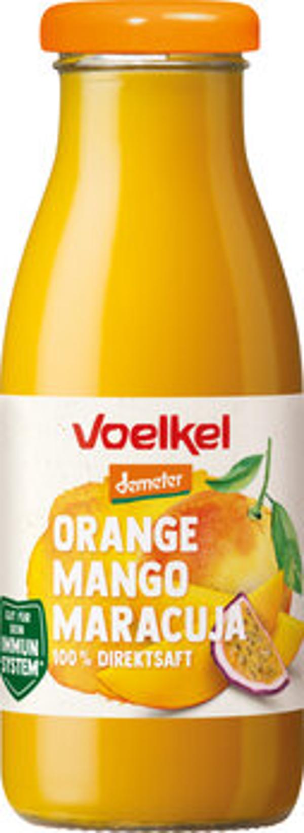 Produktfoto zu Voelkel Smoothie Orange Mango Maracuja 0,25l