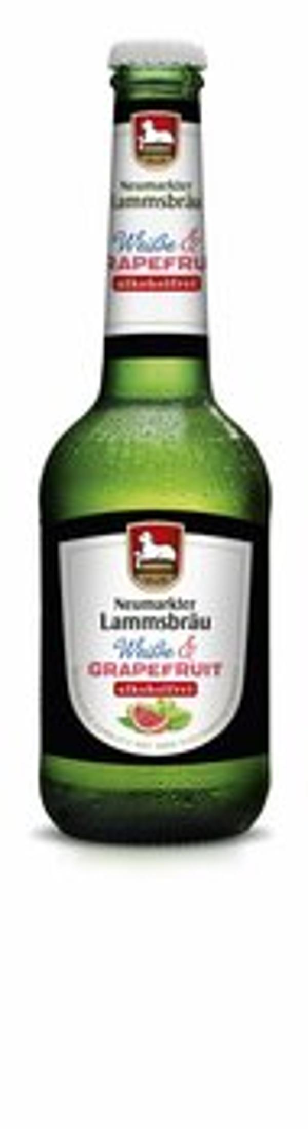 Produktfoto zu Lammsbräu Weiße Grapefruit alkoholfrei 0,33l