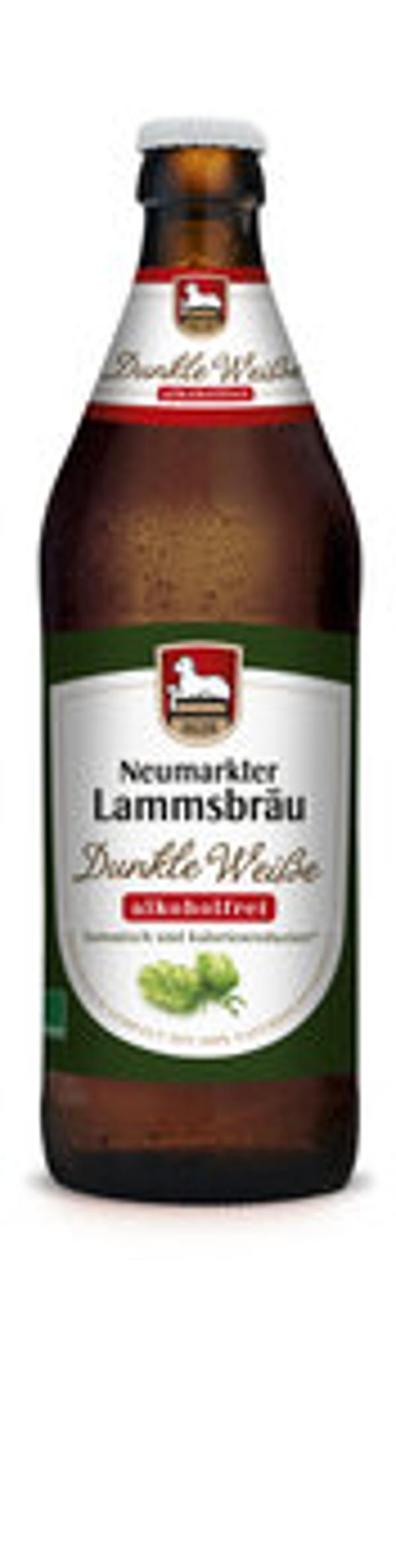 Produktfoto zu Lammsbräu Hefeweizen dunkel alkoholfrei 0,5l