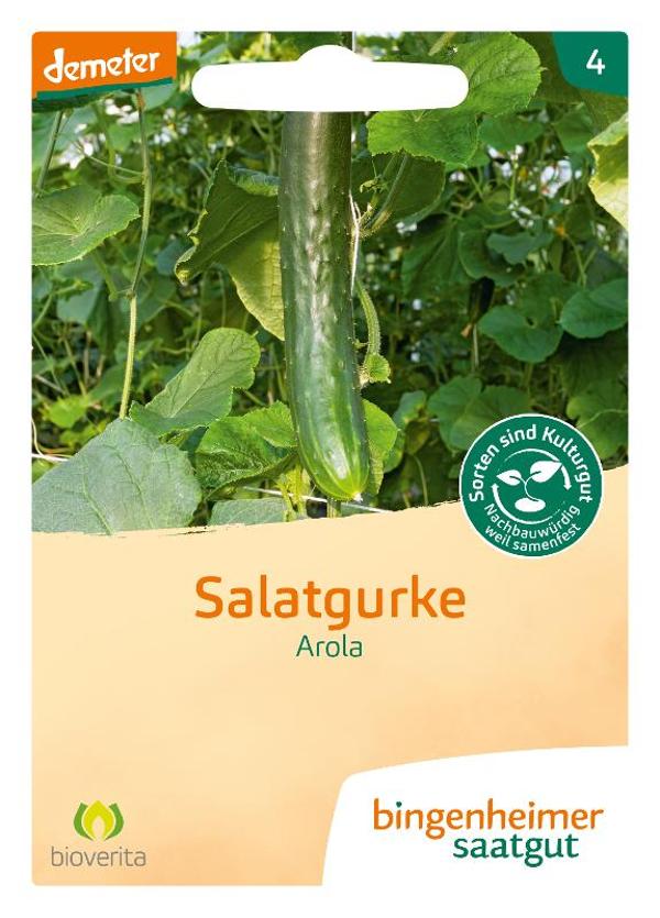 Produktfoto zu Bingenheimer Saatgut Salatgurke Arola Samen