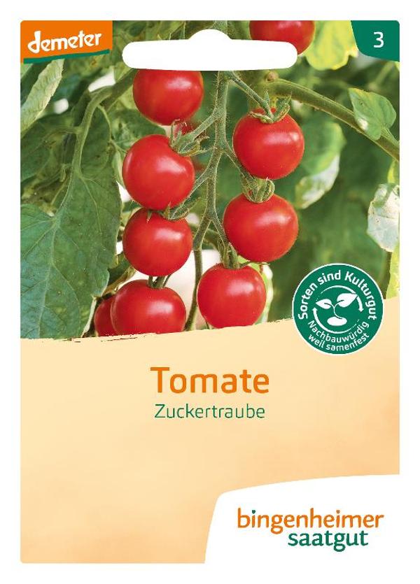 Produktfoto zu Bingenheimer Saatgut Cocktail Tomate Zuckertraube Samen