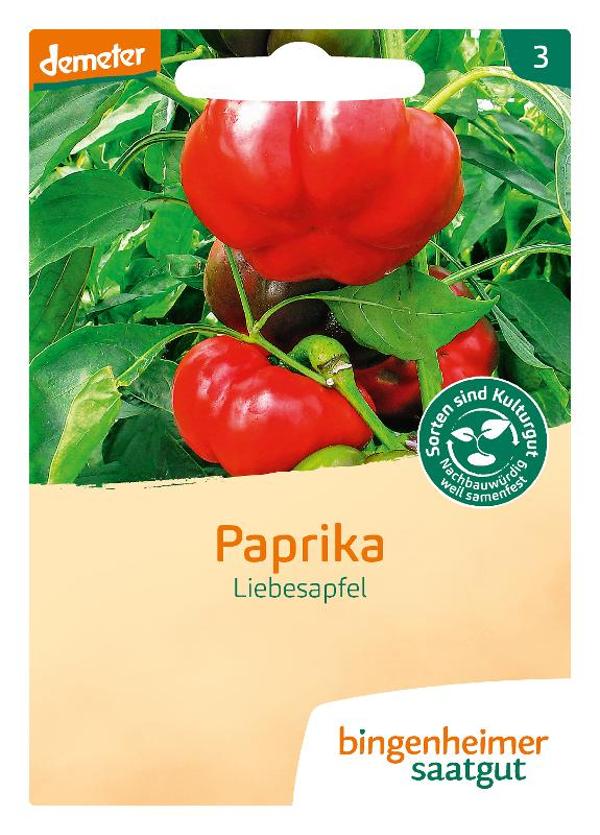 Produktfoto zu Bingenheimer Saatgut Paprika Liebesapfel Samen