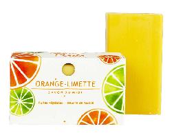 Orange-Limette Seife im Karton