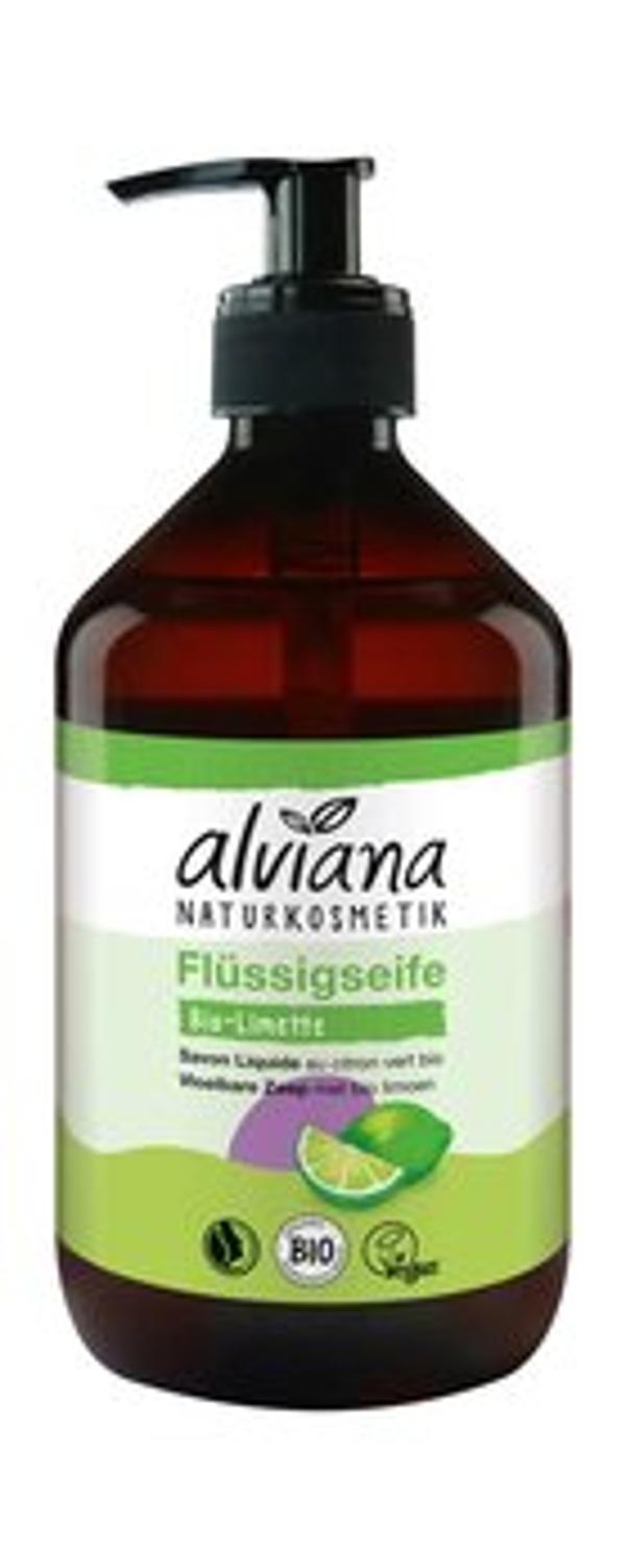 Produktfoto zu Alviana Flüssigseife Bio-Limette 500ml
