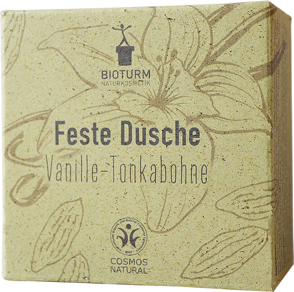 Produktfoto zu Bioturm Feste Dusche Vanille-Tonkabohne 100g