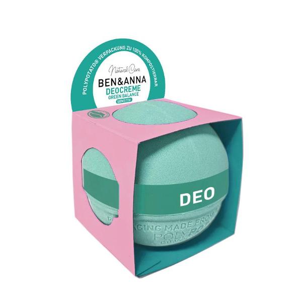 Produktfoto zu Ben & Anna Polypotato Deocreme Green Balance Sensitive 40g