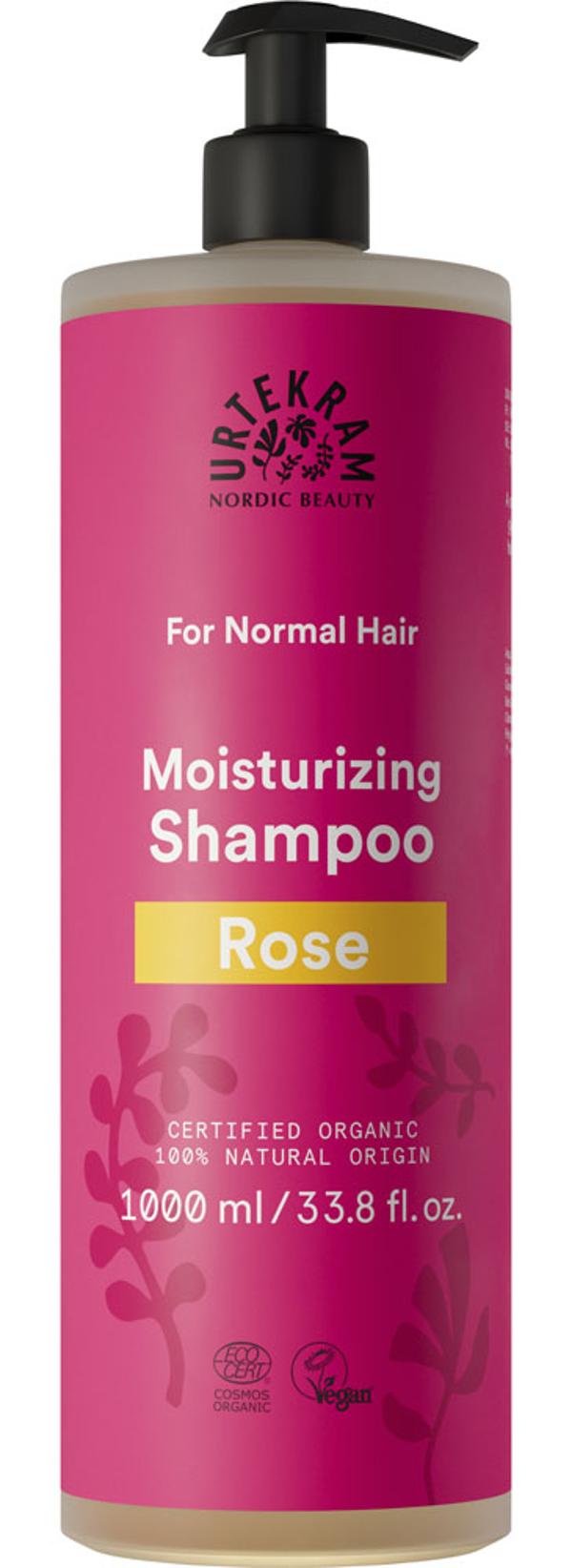 Produktfoto zu Urtekram Rose Shampoo 1l normales Haar